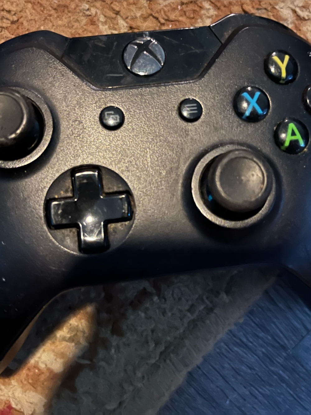 Official Microsoft Xbox One Wireless Controller - Black (Model 1537)